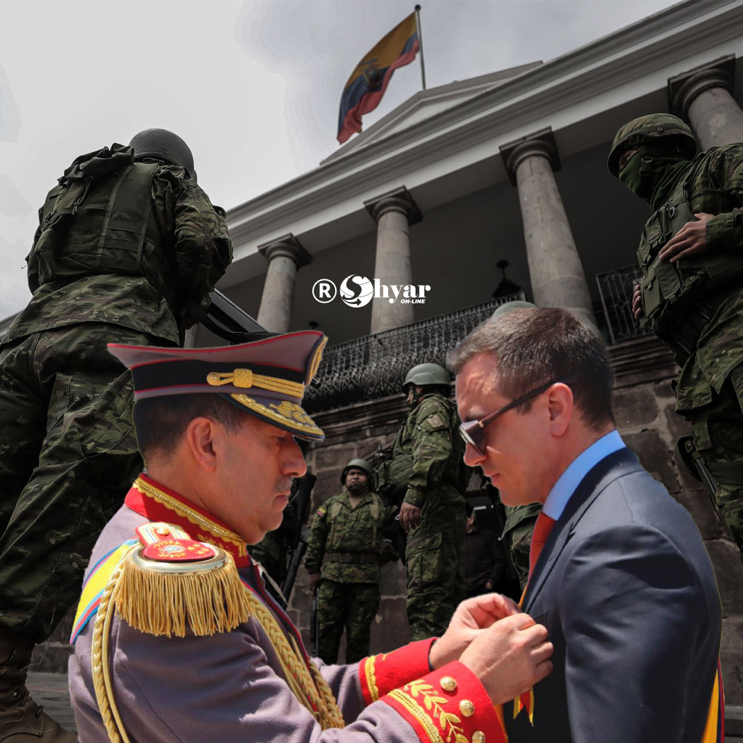 Noboa ratifica apoyo absoluto a las Fuerzas Armadas en Día del Ejército