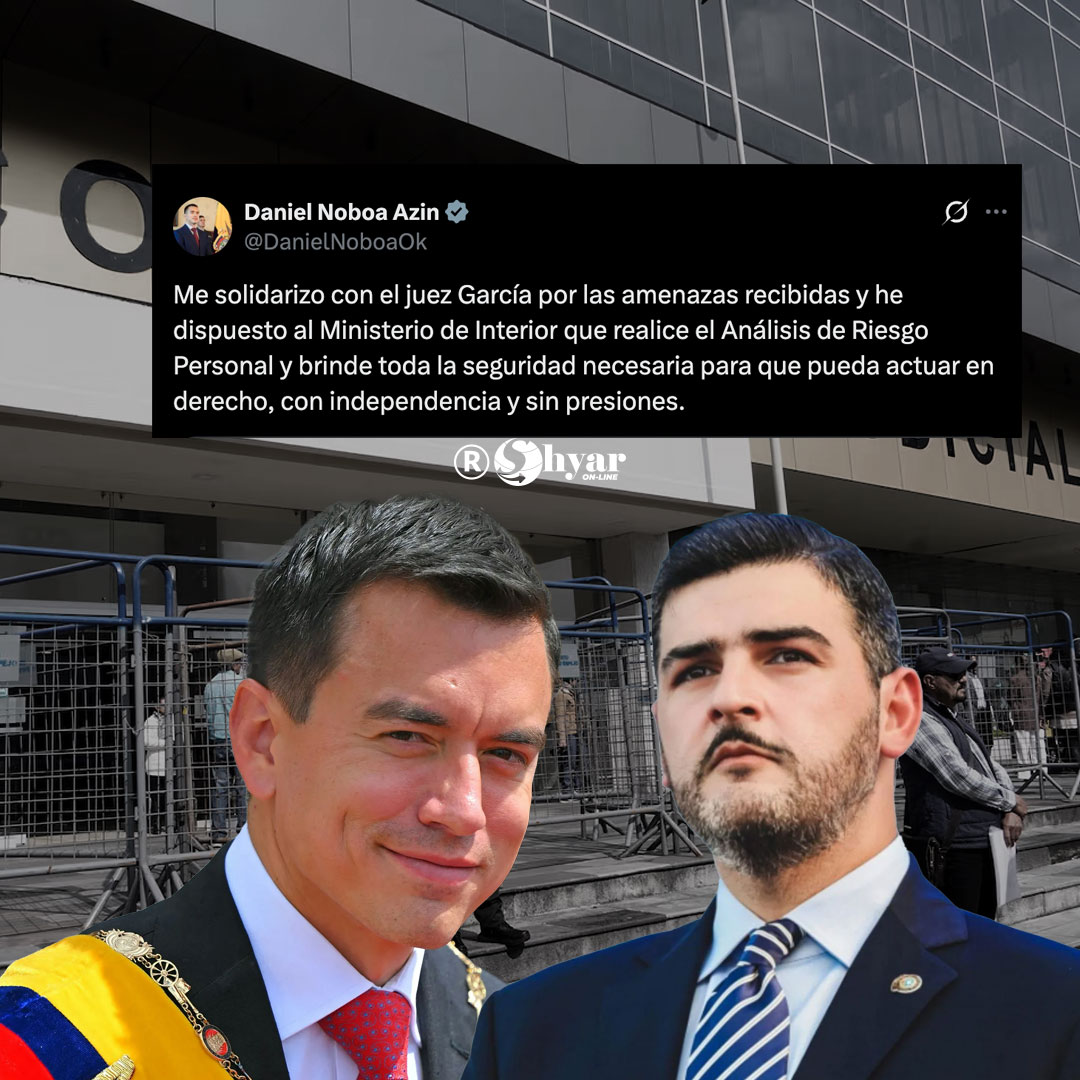 Presidente Noboa activa medidas de protección para magistrado anticorrupción