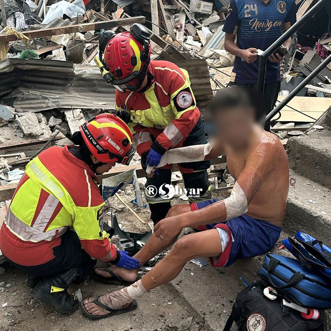 Deflagración en Quito deja un herido y daños materiales