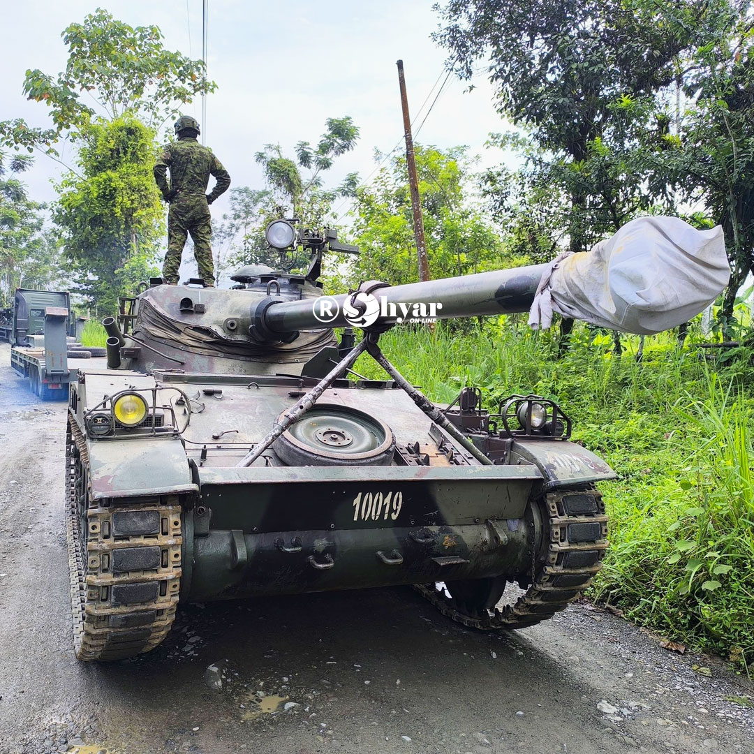 Tanques AMX-13 irrumpen en operación contra minería ilegal