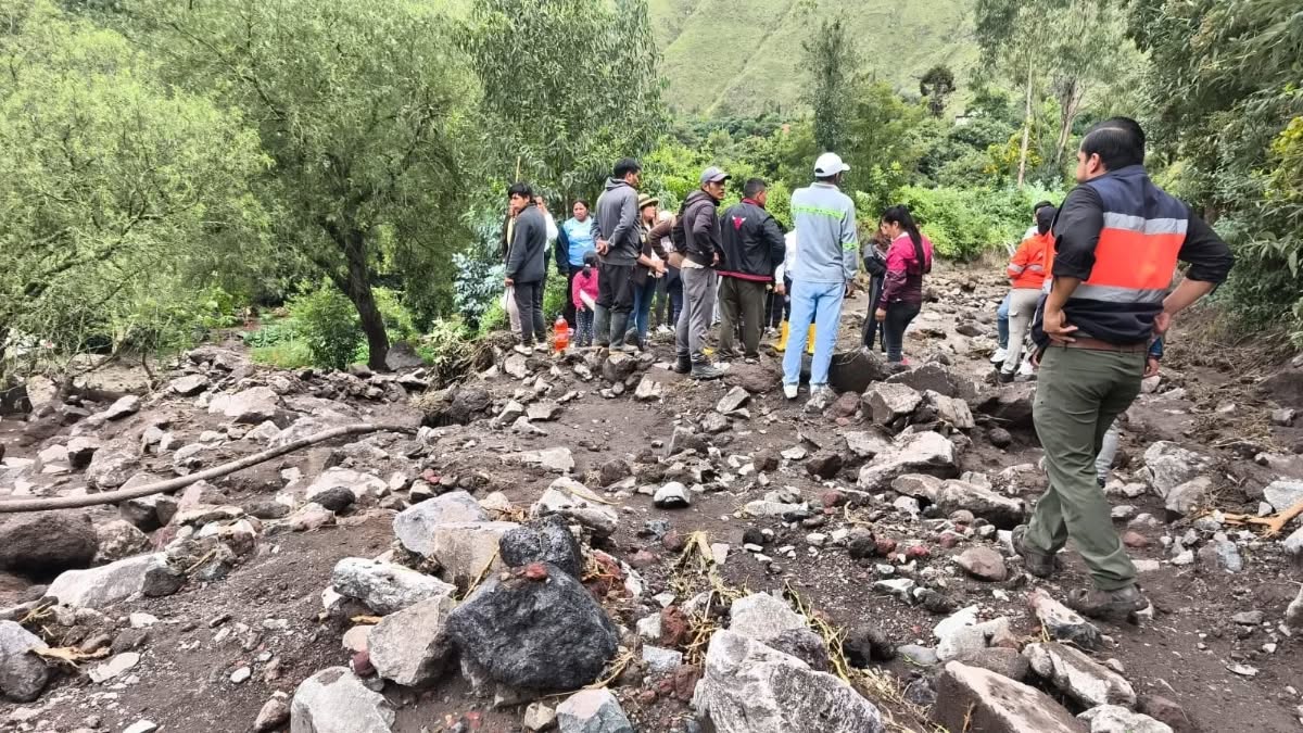 Emergencia por lluvias deja daños y una víctima en Tungurahua