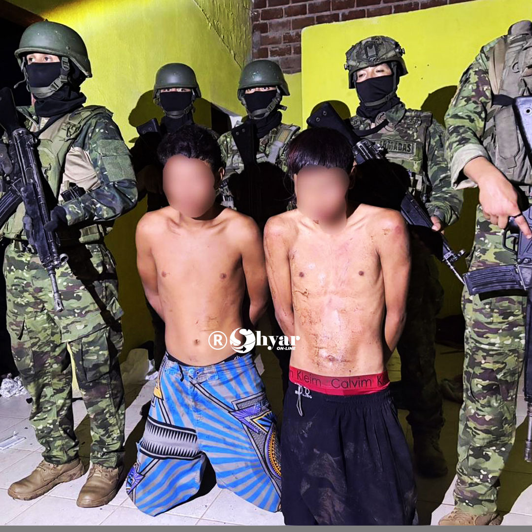 Detienen a menores vinculados a extorsión en Los Ríos
