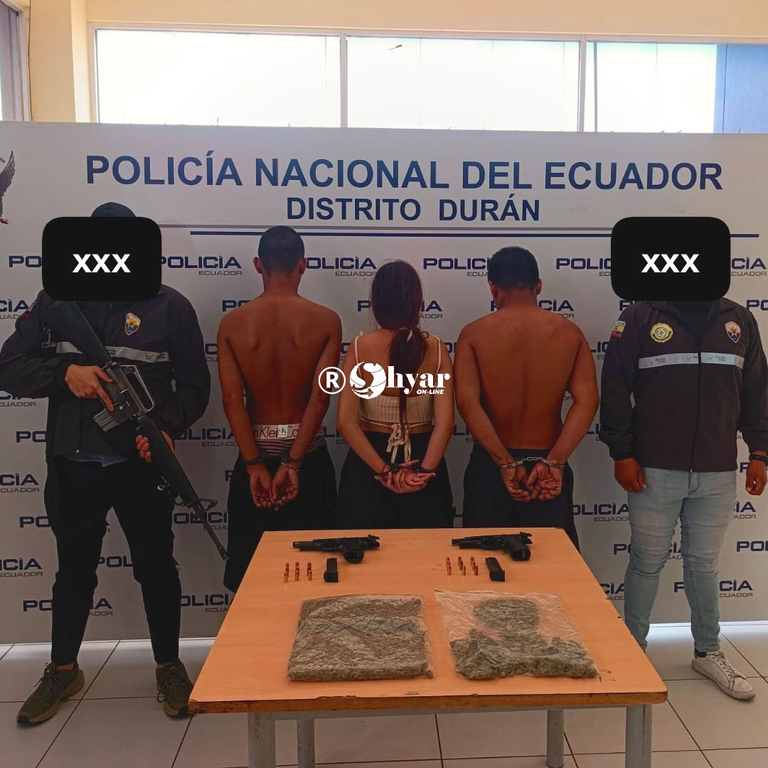Caen adolescentes vinculados a los Chone Killers con armas y droga