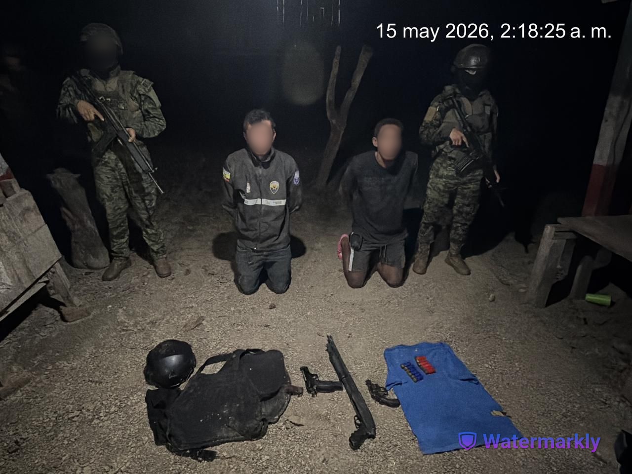 Militares decomisaron armas tras operativo por secuestro en Guayas