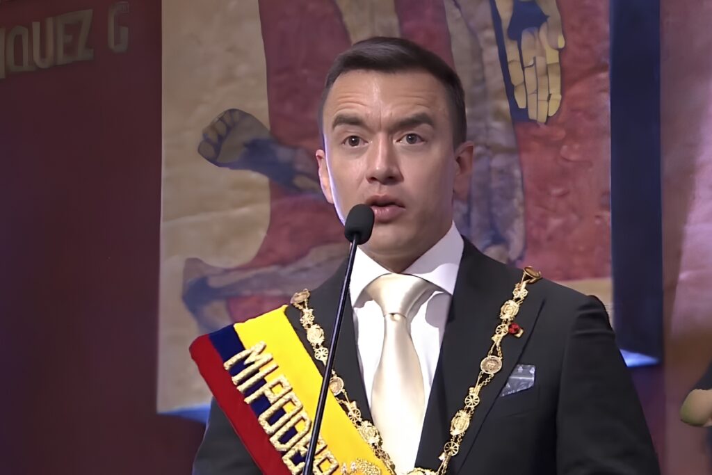 Informe a la Nación: Noboa adelantó inicio de ampliación del Metro de Quito