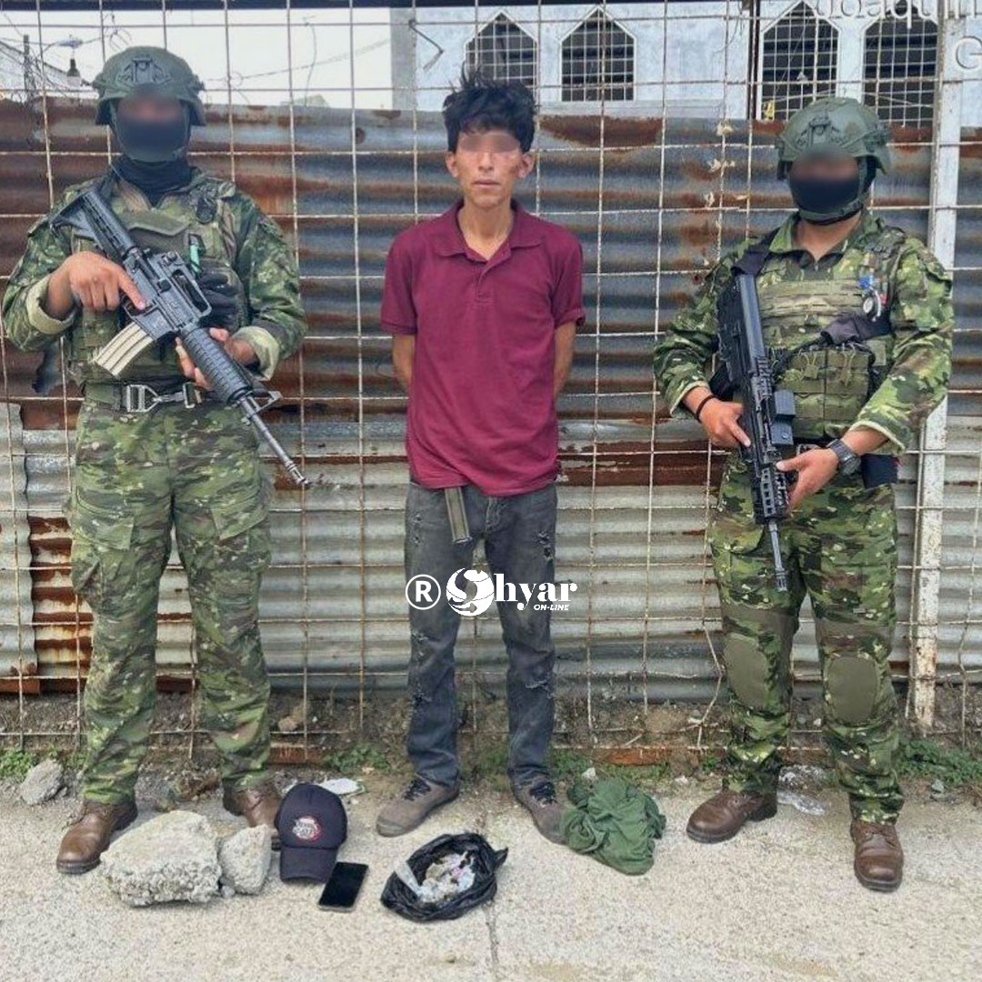 Fuerzas Armadas decomisaron presunta droga durante operativo en Las Orquídeas