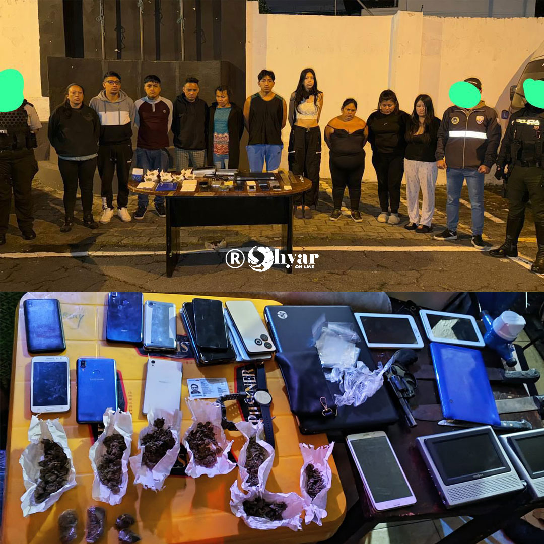 Policía captura a líder criminal y nueve implicados