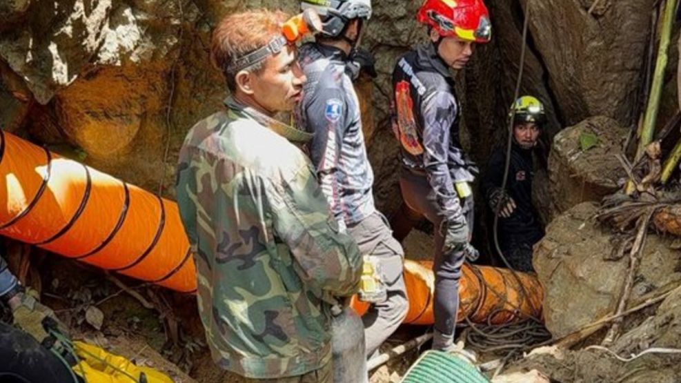 Cinco sobrevivientes fueron hallados tras una semana atrapados en cueva