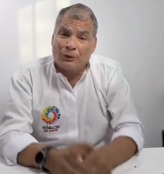 Rafael Correa confirma reunión con expolicía Rodney Rengel y pide publicar video completo