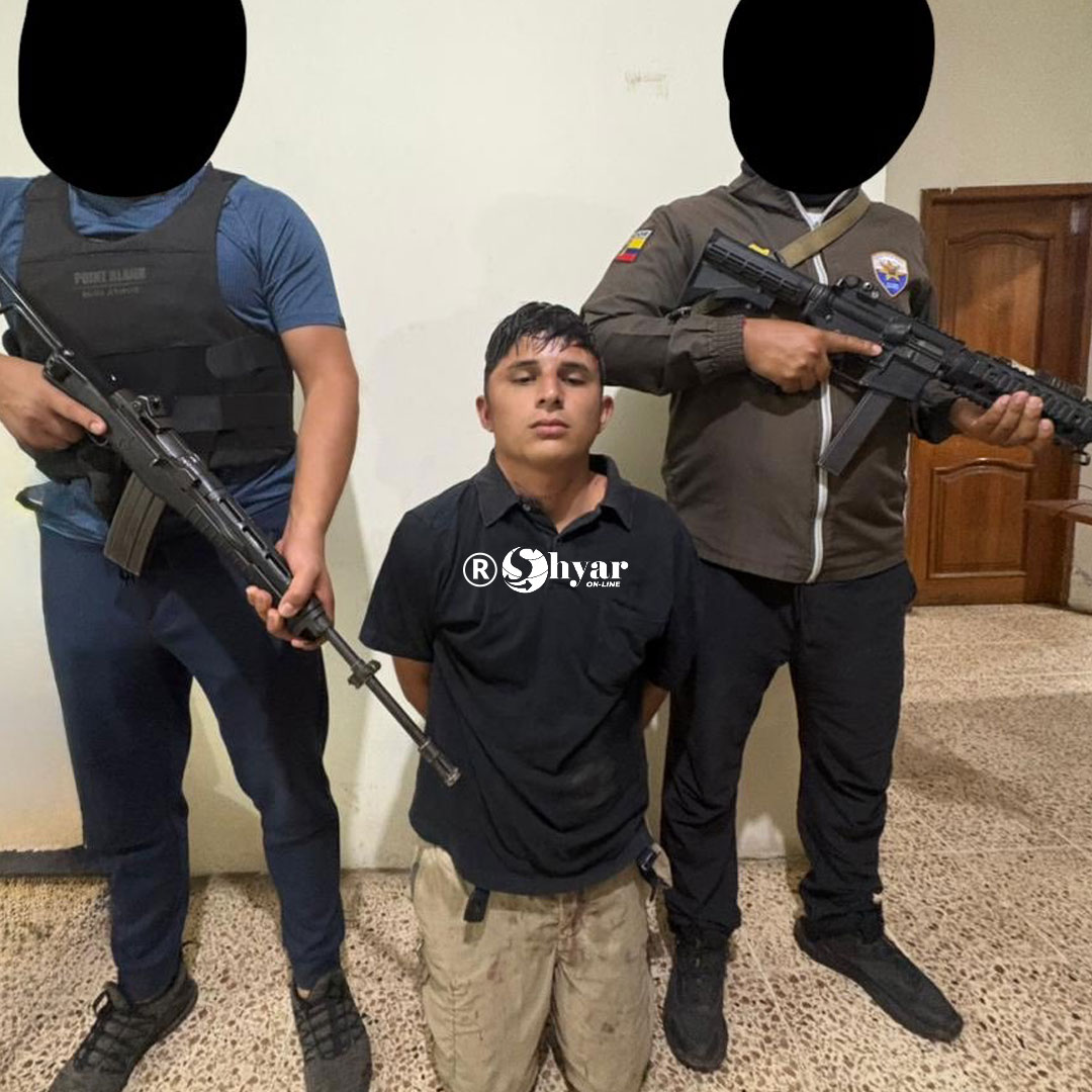 Dos detenidos tras enfrentamiento armado en Virgen de Fátima, Yaguachi