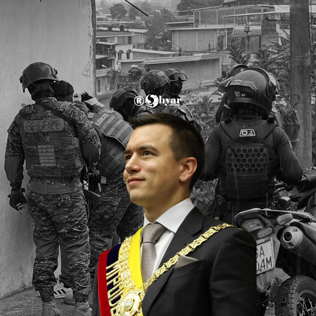 Noboa activa estado de excepción para frenar violencia y crimen organizado en Ecuador