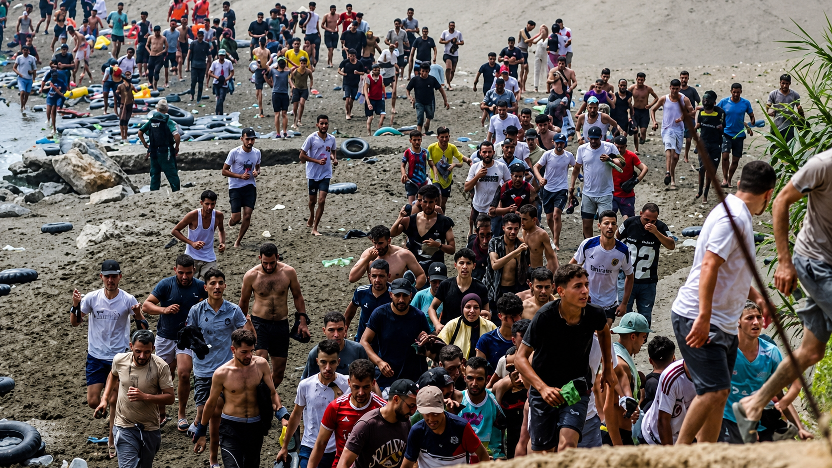 Ceuta – España declara emergencia migratoria tras llegada de miles de personas desde Marruecos