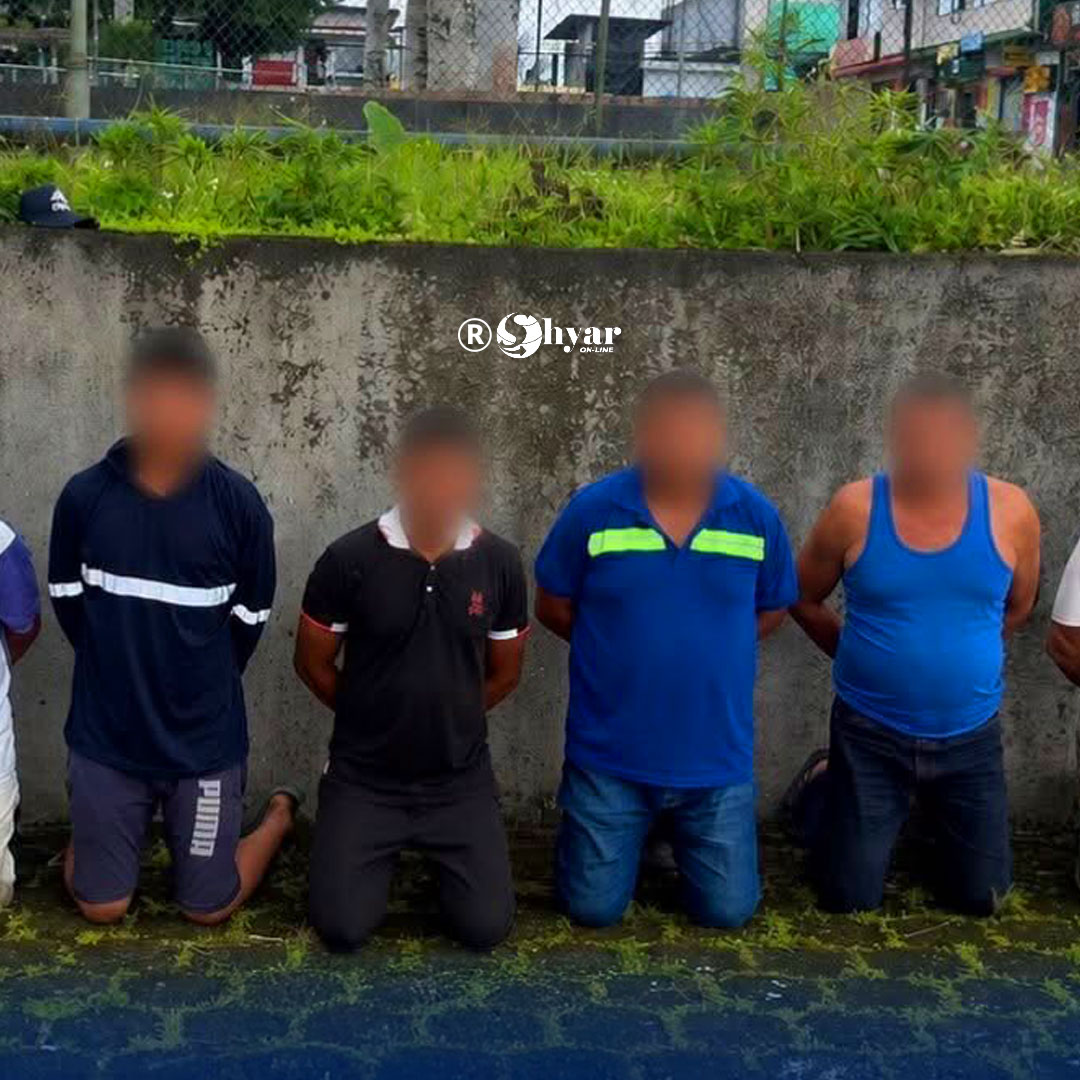 Autoridades detienen a siete miembros de organización dedicada al robo de ganado
