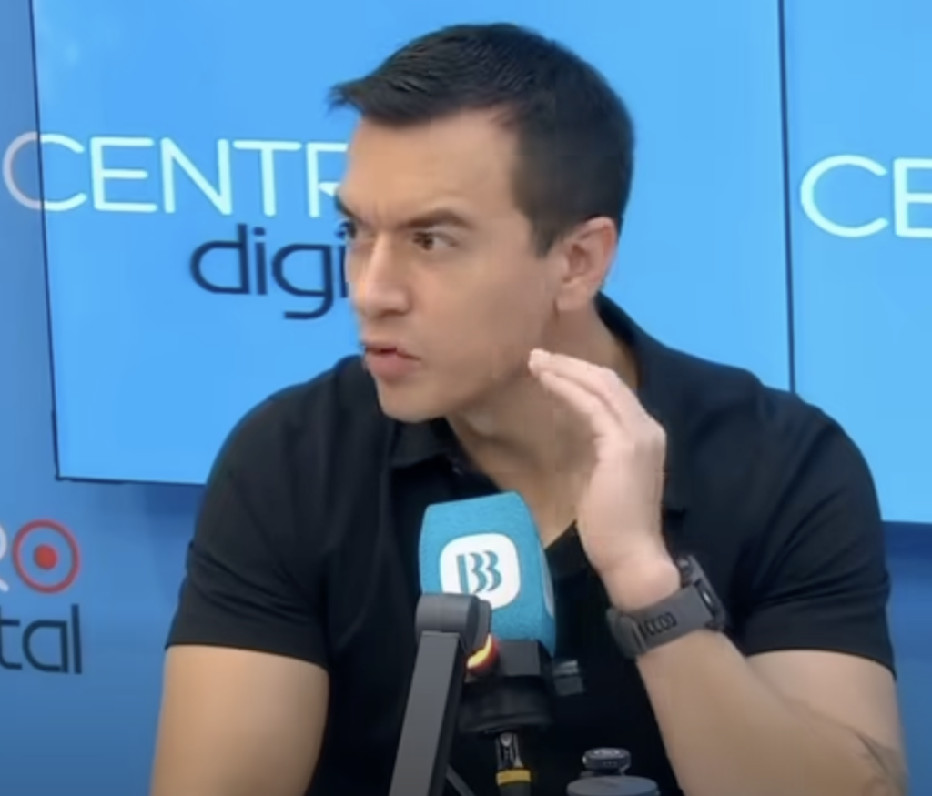 Noboa: “No es culpa del Gobierno” que Pachakutik haya impedido candidatura de González
