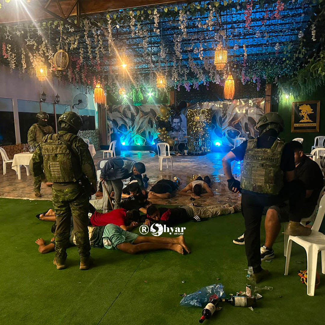Militares intervienen narcofiesta y detienen a presunto integrante de Los Tiguerones