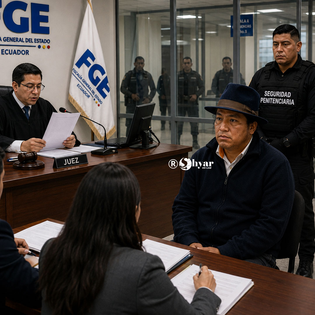 Guido Perugachi enfrenta pedido de prisión preventiva tras proceso por protestas en Imbabura