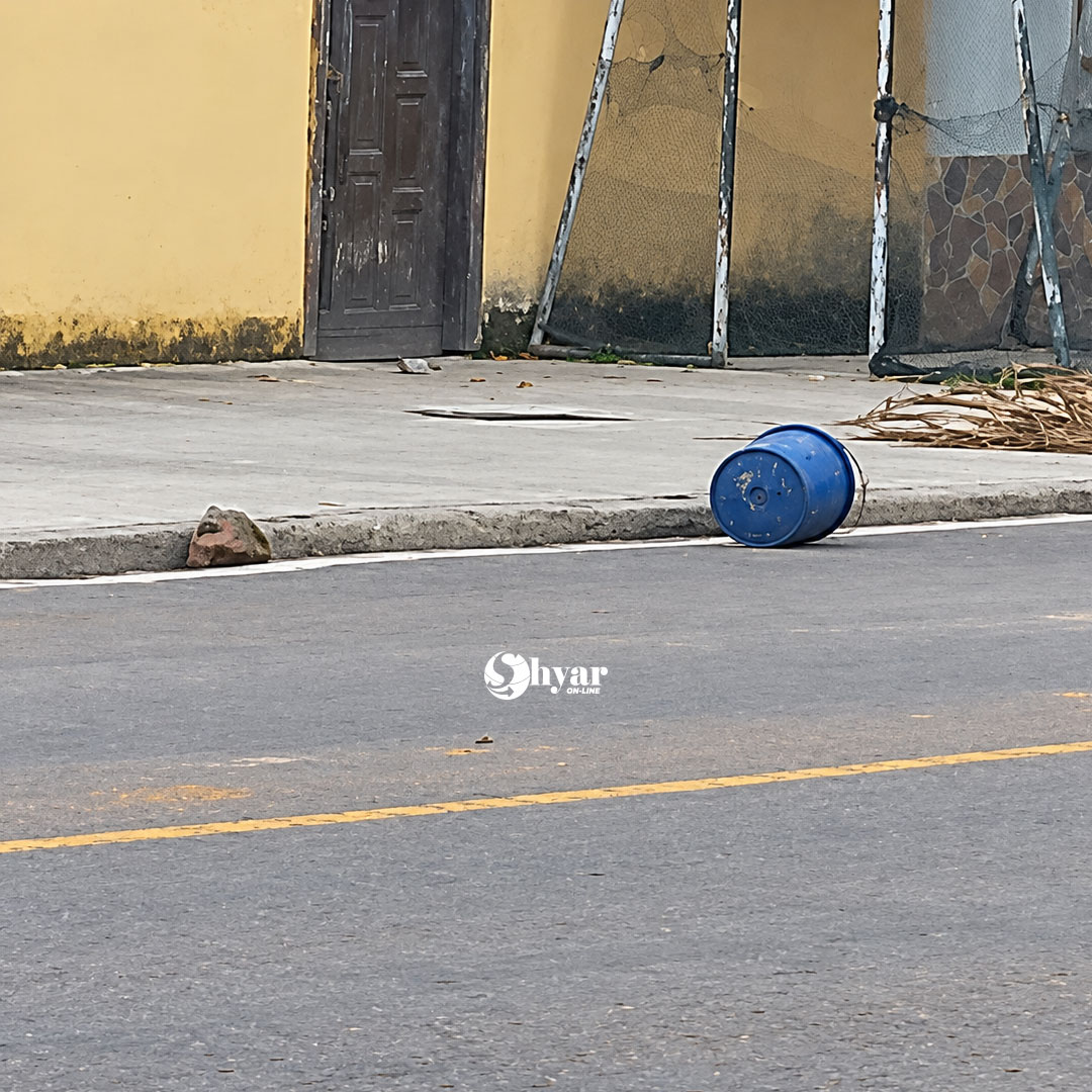 Restos humanos fueron abandonados en un barrio de Puerto Bolívar